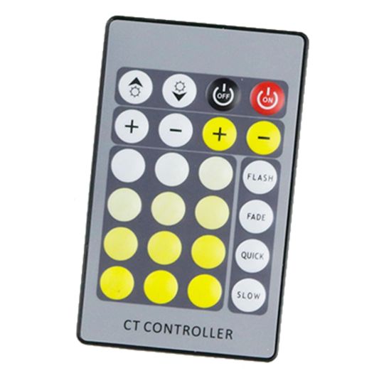 24 knops Dual White afstandsbediening IR