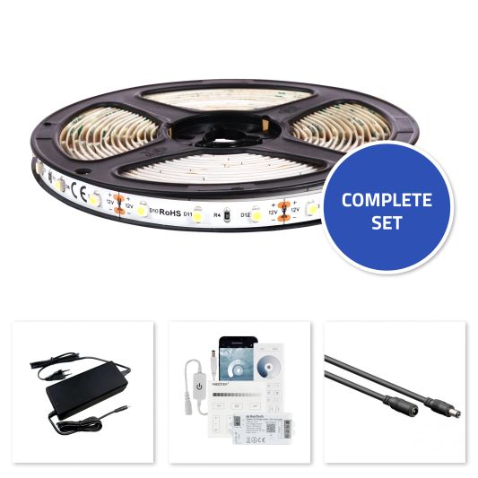 25 METER - 1500 LEDS complete led strip set Daglicht wit