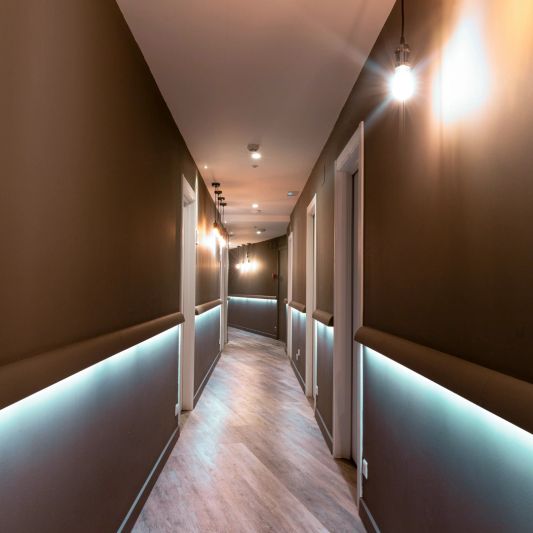 25 Meter RGBW LED Streifen komplettes Set - Pro 96 Led's pro Meter - Multicolor mit Warmweiß