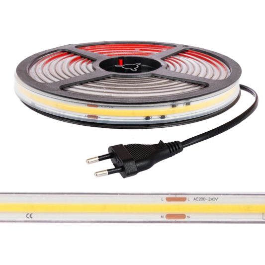 3 meter led strip Helder wit PREMIUM | 230V