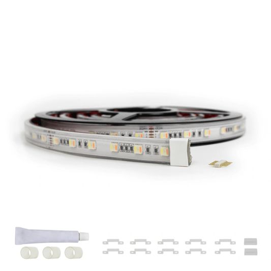 3 meter RGBWW Premium led strip voor buiten losse strip