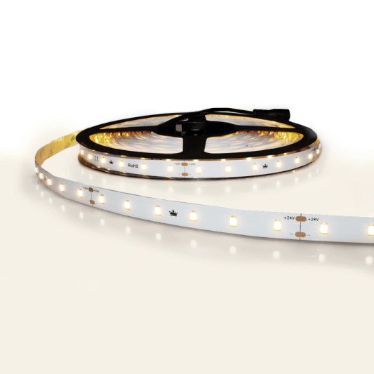 30 meter led strip constant current warm wit 3000 Kelvin - 1800 leds 24V met IP20 bescherming