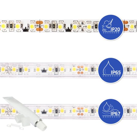 35 METER - 4200 LEDS complete led strip set Daglicht wit