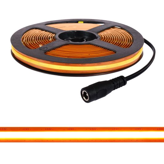 35 meter Helder Wit led strip COB met 600 leds per meter - complete set