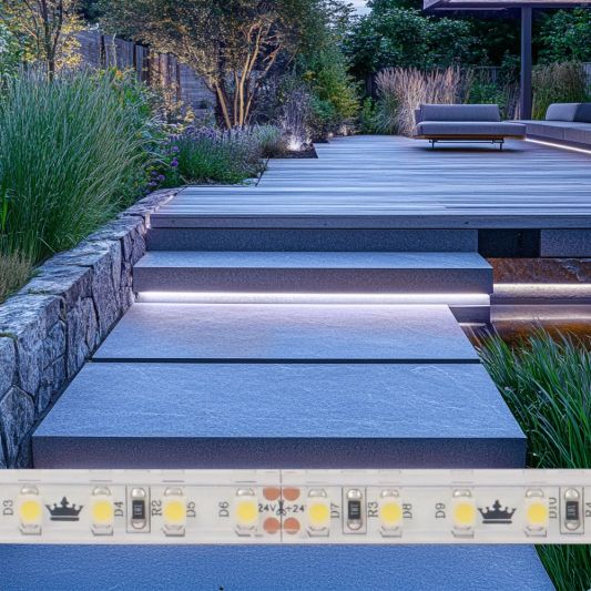 4 meter Koud Wit led strip voor buiten losse strip