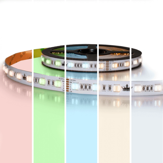 4 meter RGBWW led strip Premium met 240 leds - losse strip