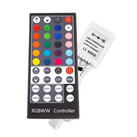 40 knops RGBWW afstandsbediening IR