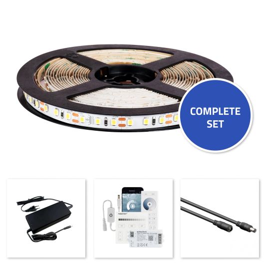 40 meter led strip Warm Wit Pro - complete set