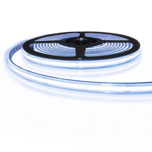 5 meter COB led strip IP65/67 24V - Koud wit 6500K - 384 leds p/m