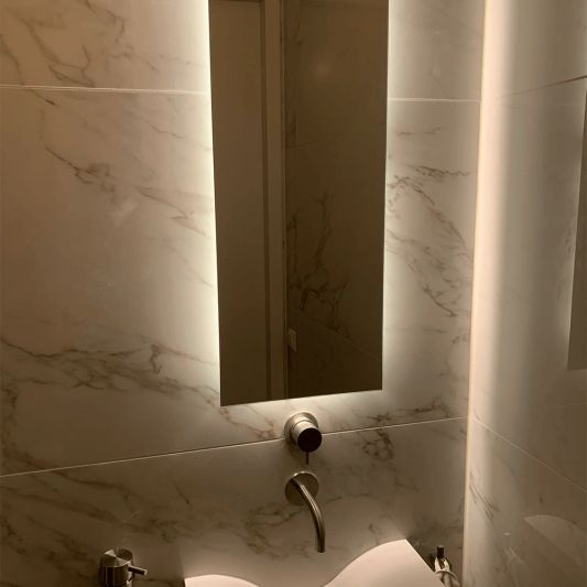 5 meter COB led strip IP65/67 24V - Warm wit 3000K - 384 leds p/m