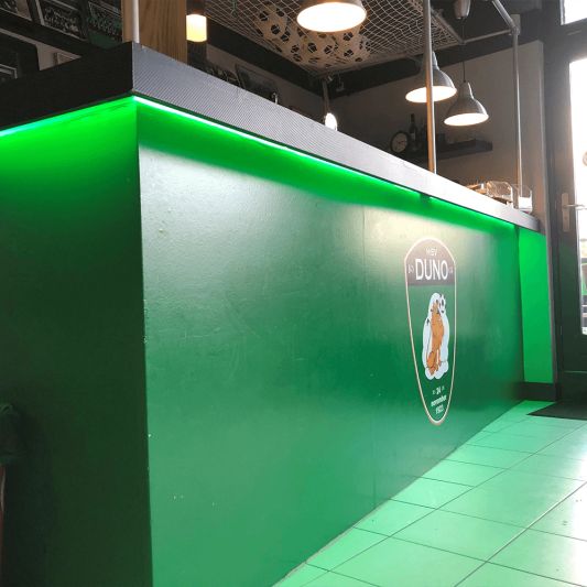 5 meter gekleurde led strip IP20 12V of 24V - Groene kleur - 120 leds p/m