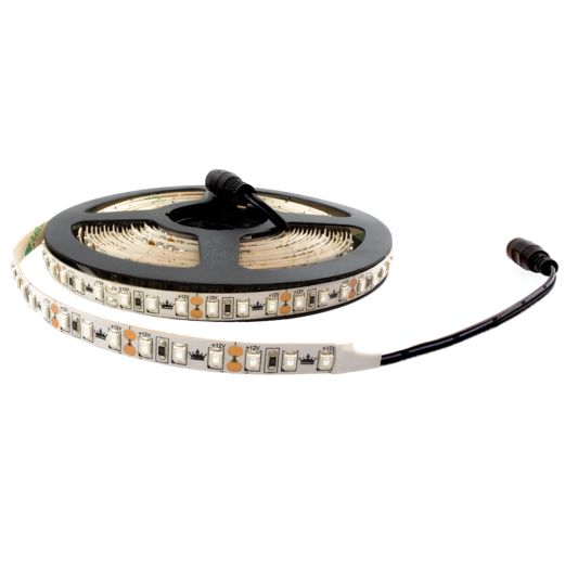 5 meter gekleurde led strip IP20 12V of 24V - Groene kleur - 120 leds p/m