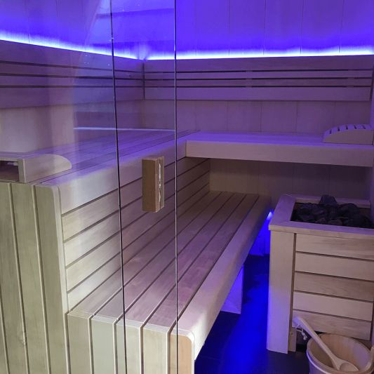 5 meter gekleurde led strip IP65/67 12V of 24V - Blauwe kleur - 120 leds p/m