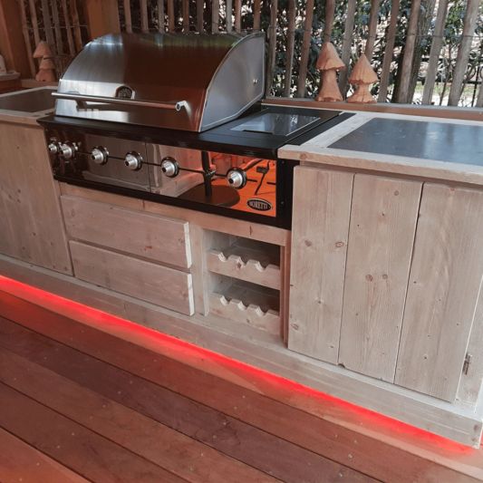 5 meter gekleurde led strip IP65/67 12V of 24V - Rode kleur - 120 leds p/m