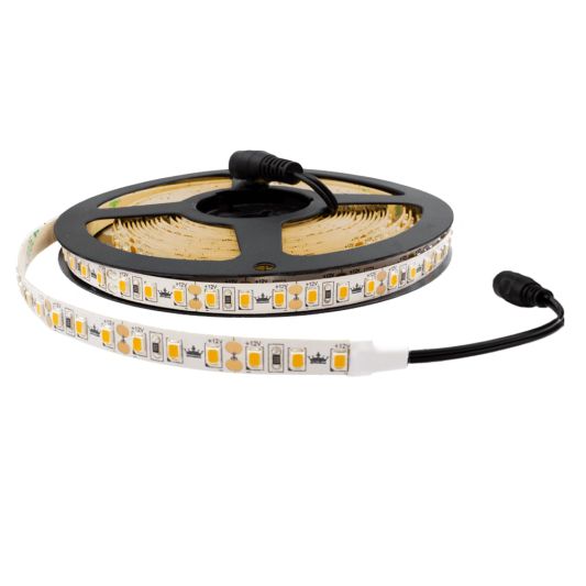 5 meter led strip IP20 12V of 24V - Extra warm wit 2400K - 120 leds p/m
