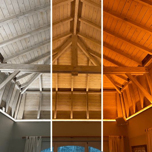 5 meter led strip IP65/67 24V - dim to warm - 224 leds p/m