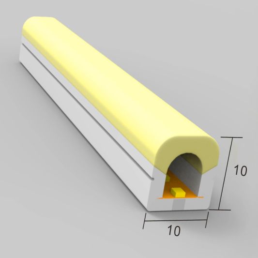 5 meter Neon Led Flex RGB Midi Top View - losse strip