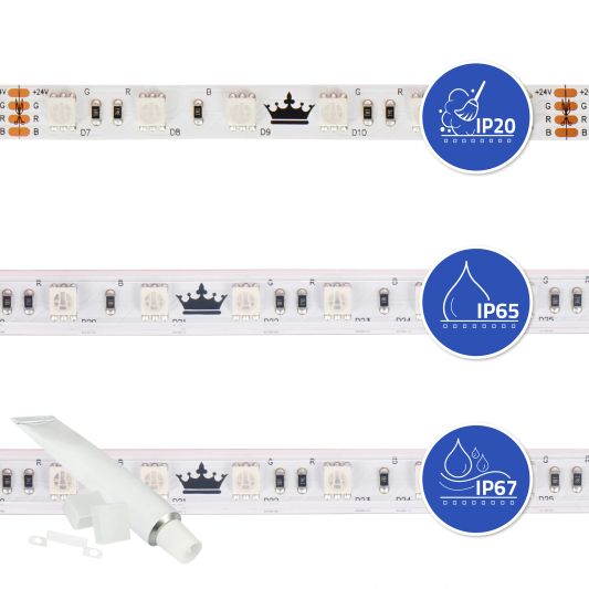 5 meter RGB led strip complete set - 300 leds