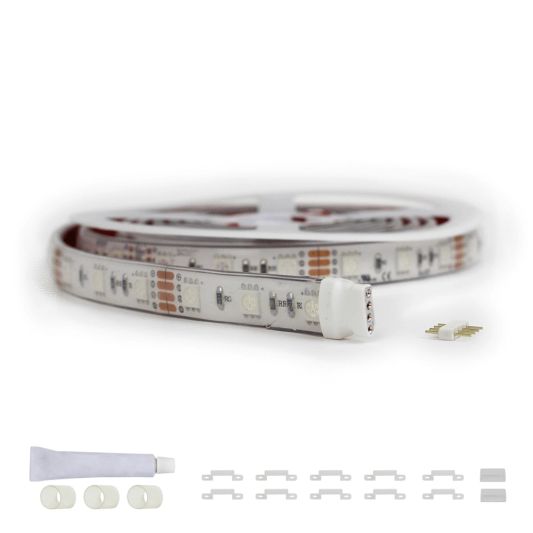 10 meter RGB led strip voor buiten losse strip