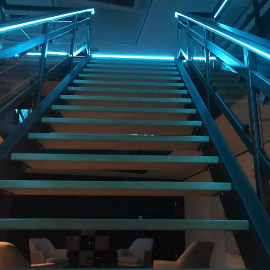 4 meter RGB Neon LED flex Maxi recht - complete set neon verlichting