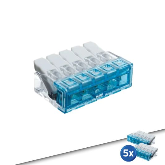5-weg lasklem set 5 stuks