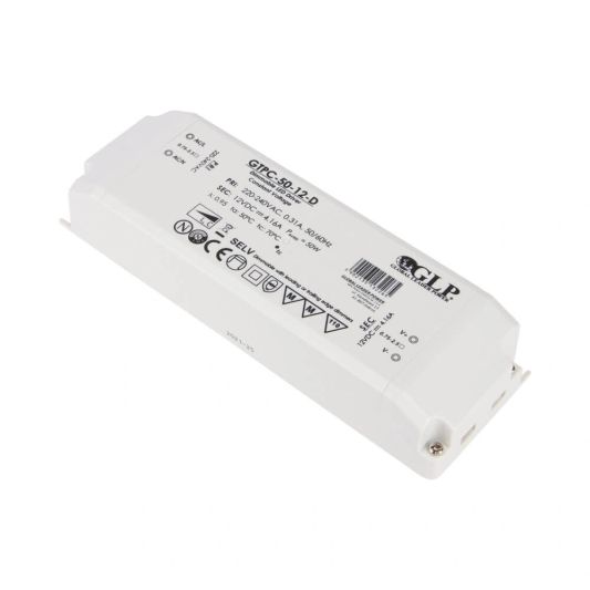 50W - 12V Professionele compacte dimbare led driver