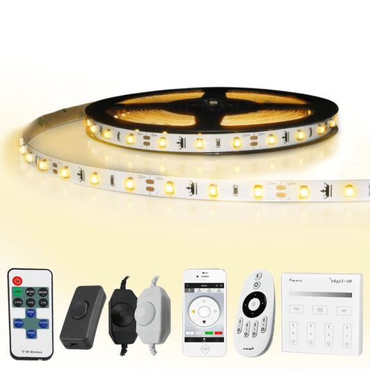 6 METER - 360 LEDS complete led strip set Warm Wit