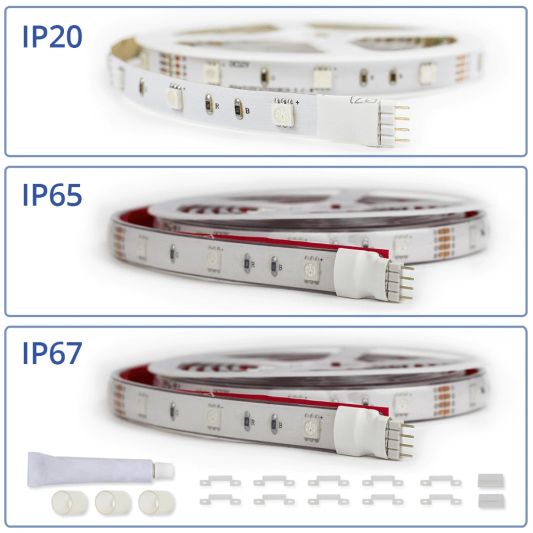 6 meter RGB led strip complete set - 180 leds