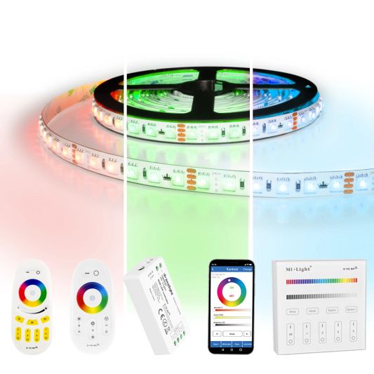 6 meter RGB Pro led strip complete set - 576 leds