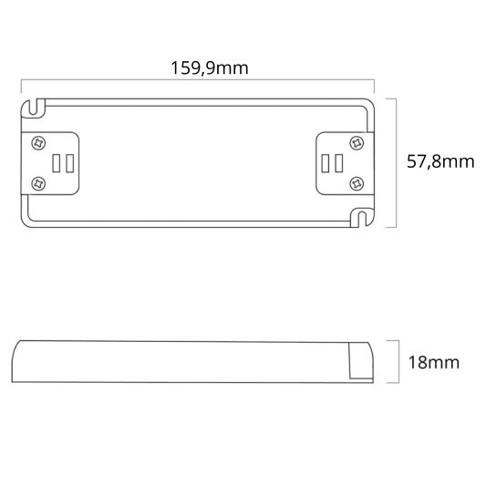 60W - 12V Professionele compacte led driver
