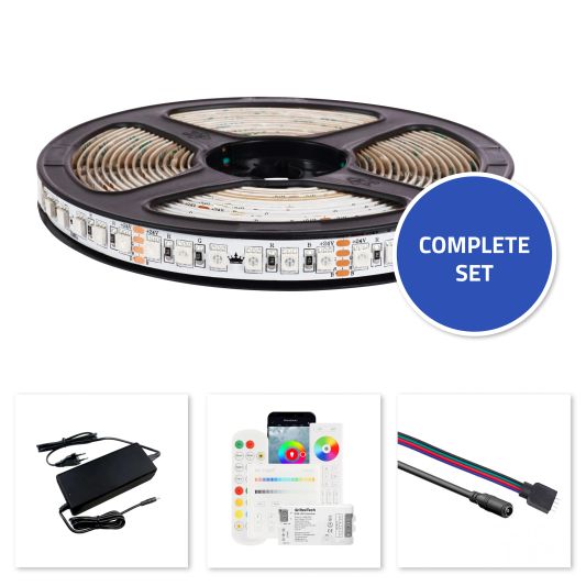 7 meter RGB Pro led strip complete set - 840 leds