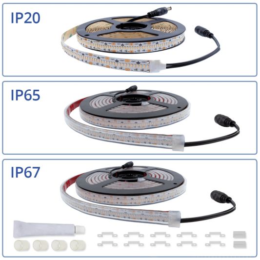 8 METER - 3360 LEDS complete led strip set Helder Wit Pro