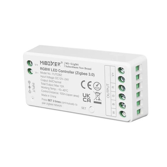 8 meter complete set RGBW led strip met Zigbee controller