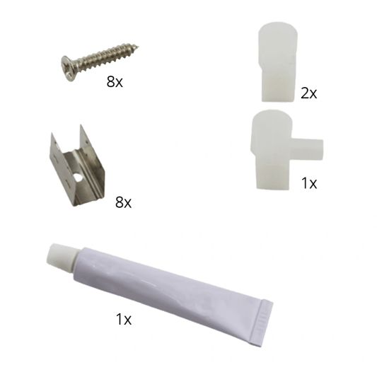 8 meter RGB Neon LED flex Maxi rond - complete set neon verlichting