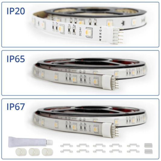 8 meter RGBW led strip Basic met 288 leds - losse strip