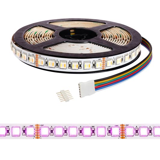 8 meter RGBWW led strip Pro met 768 leds - complete set