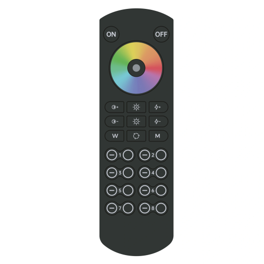 8-zone RF Touch 150 meter afstandsbediening - met controller