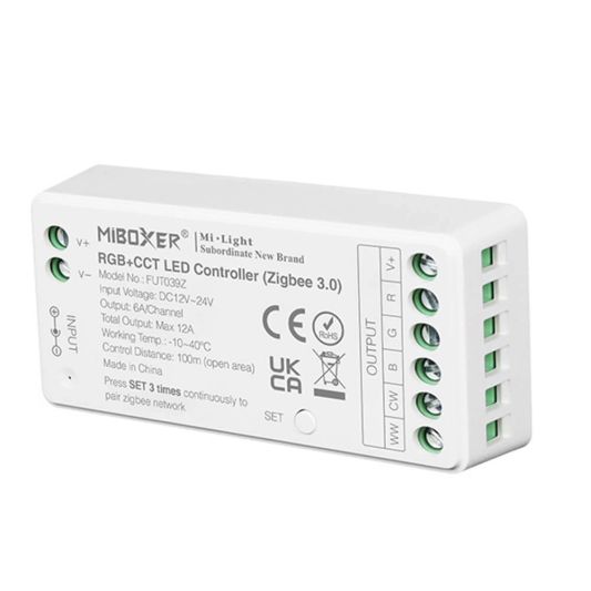 9 meter complete set RGBWW led strip met Zigbee controller