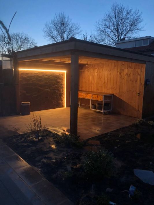 9 meter Dual White led strip voor buiten complete set