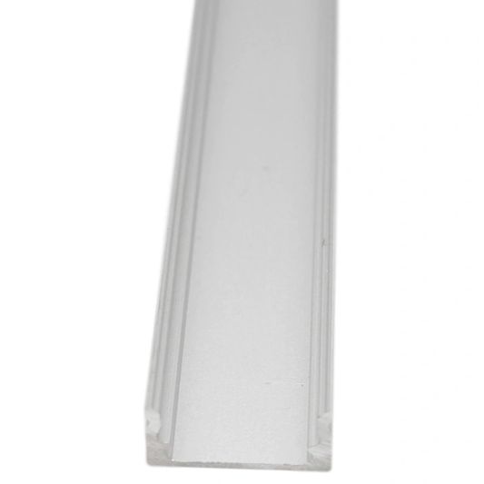 Aluminium ledstrip profiel opbouw 3M - 7 mm hoog - compleet met afdekkap