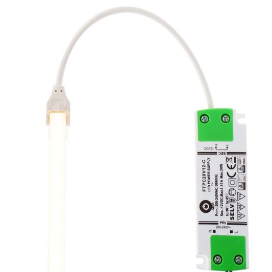COB Neon inclusief profiel - Overal knipbaar - 15cm kabel met connector