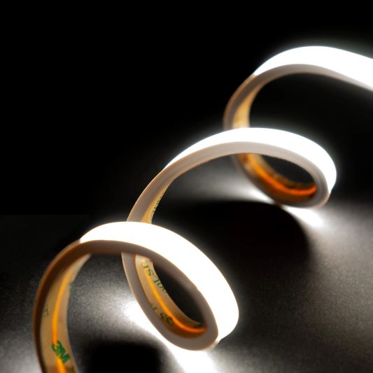 COB Neon inclusief profiel - Overal knipbaar - Helder wit losse strip - 7,5m