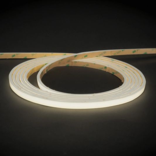 COB Neon inclusief profiel - Overal knipbaar - Warm wit losse strip - 1m