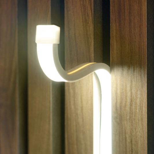 COB Neon inclusief profiel - Overal knipbaar - Warm wit losse strip - 3m