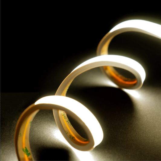 COB Neon inclusief profiel - Overal knipbaar - Warm wit losse strip - 5m