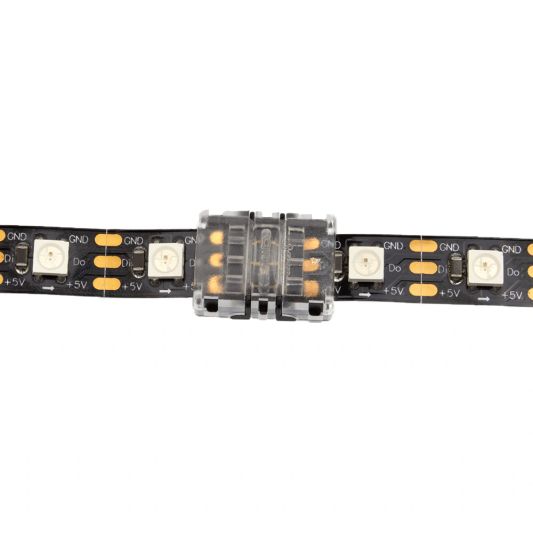 Connector tussen twee strips - WS2812b en WS2811 - solderen niet nodig