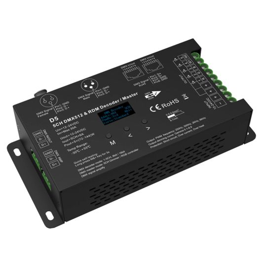 DMX controller voor RGBW en RGBWW led strips
