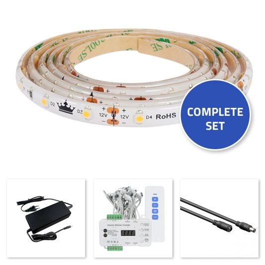 Dynamische trapverlichting set Basic 130 cm