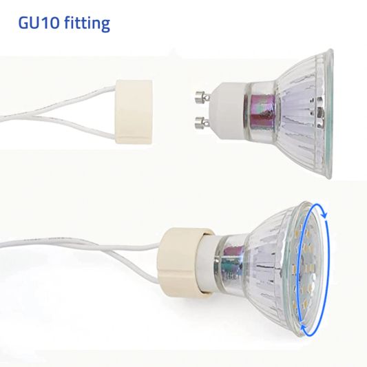 Kantelbare spot armatuur vierkant - RVS - Geschikt voor GU10/MR16