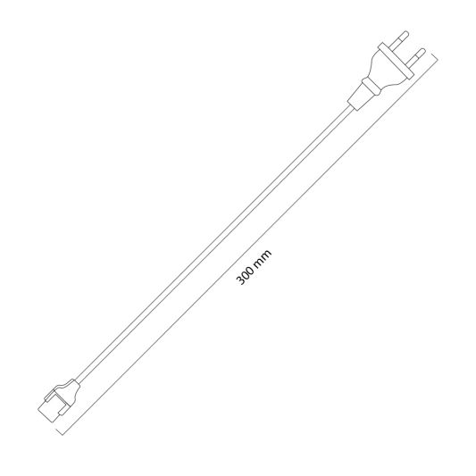 Koppelstuk met stekker | 230V